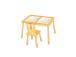 Laud Table and Chair - White