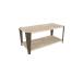 Kohvilaud Monao - Walnut, Travertine