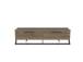 TV laud Astrid - Walnut, Black