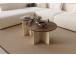 Kohvilaud Private - Walnut, Travertine