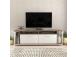 TV laud Omar - White, Walnut