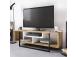 TV laud Asal (120) - Oak, White, Black