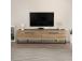 TV laud Astrid - Walnut, Black