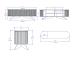 TV laud Stor - Anthracite, White