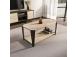 Kohvilaud Monao - Walnut, Travertine