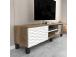 TV laud Olyo - Walnut, White