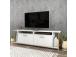 TV laud Omar - White, Gold