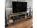 TV laud Akya - Walnut, Black