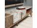 Milan - Walnut, White Marble