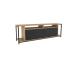 TV laud Omar - Oak, Black