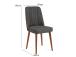 Tool Vina Sandalye Anthracite, Walnut