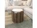 Kohvilaud Lori - White, Walnut