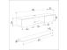 TV laud Elia - Wooden, Black