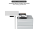 Adjustable Height Table Frame Up Up Bjorn II, White