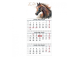 Wall Mounted Calendar 3 parts Trio 30x66cm