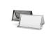 Business stand Forpus, silver, 1 compartment, perforated metal