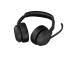 Jabra Evolve2 55 UC Stereo Link390c Wireless Headset, Bluetooth, USB-C, Black
