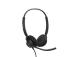 Jabra Engage 40 MS Stereo Inline Link Wired Headset, USB-C/USB-A, Black