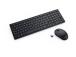 Dell Compact KM555 Silent Wireless Keyboard and Mouse, RF Wireless + Bluetooth, LT, Black