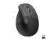 Logitech Lift Wireless Mouse, RF Wireless + Bluetooth, 4000 DPI, Graphite