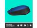 Logitech M171 Wireless Mouse RF Wireless, 1000 DPI, Blue/Black