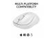 Logitech M240 Silent Wireless Mouse, Bluetooth, 4000 DPI, Off-White