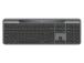 Logitech Signature Slim Solar+ K980 Wireless Keyboard, RF Wireless+Bluetooth, US Int, Graphite