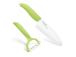 Kyocera FK140CP10NGR SANTOKU KNIFE &amp; PEELER Set, knife (14 cm blade) and peeler, Green
