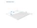 Adjustable Height Table Up Up Bjorn II Gray, Table top M White