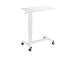 Up Up Forseti Adjustable Height Table, White