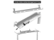 Adjustable Height Table Frame Up Up Bjorn, White