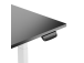 Adjustable Height Table Up Up Thor White, Table top M Black