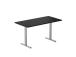 Adjustable Height Table Up Up Bjorn Gray, Table top M Black