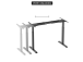Adjustable Height Table Up Up Bjorn Black, Table top M Black