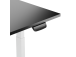 Adjustable Height Table Up Up Bjorn White, Table top M Black