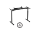 Adjustable Height Table Up Up Bjorn Black, Table top L Black