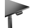 Adjustable Height Table Up Up Bjorn Black, Table top L Black