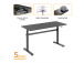 Adjustable Height Table Up Up Loki Black