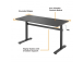 Adjustable Height Table Up Up Loki Black