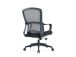 Up Up Darwin ergonomic office chair Black, Black fabric + Grey mesh