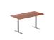 Adjustable Height Table Up Up Bjorn Gray, Table top M Dark Walnut