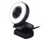 Razer RZ19-02320100-R3M1 Kiyo Webcam, Gaming Camera for Streaming, 4 MP, Full HD 1080p, USB, Black