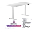 Adjustable Height Table Up Up Thor White, Table top L White