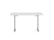 Adjustable Height Table Up Up Bjorn Gray, Table top L White