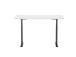 Adjustable Height Table Up Up Bjorn Black, Table top L White