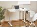 Adjustable Height Table Up Up Balder II White