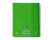 Kaustik spiraalköites A5+ jooneline OXFORD Touch kartongkaaned roheline 70 lehte