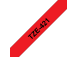 Kleepkirjalintmarkeerimislint BROTHER TZE-421 9mm punanemust