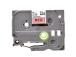 Kleepkirjalintmarkeerimislint BROTHER TZE-421 9mm punanemust