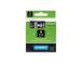 Kleepkirjalintmarkeerimislint DYMO D1 45021 12mm x 7m valgemust